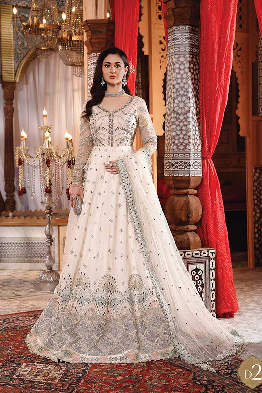 Picture of Maria B - Design 02 Mbroidered Wedding Edition Vol 25 - Available at Raja Sahib