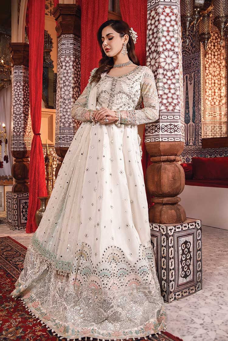 Picture of Maria B - Design 02 Mbroidered Wedding Edition Vol 25 - Available at Raja Sahib