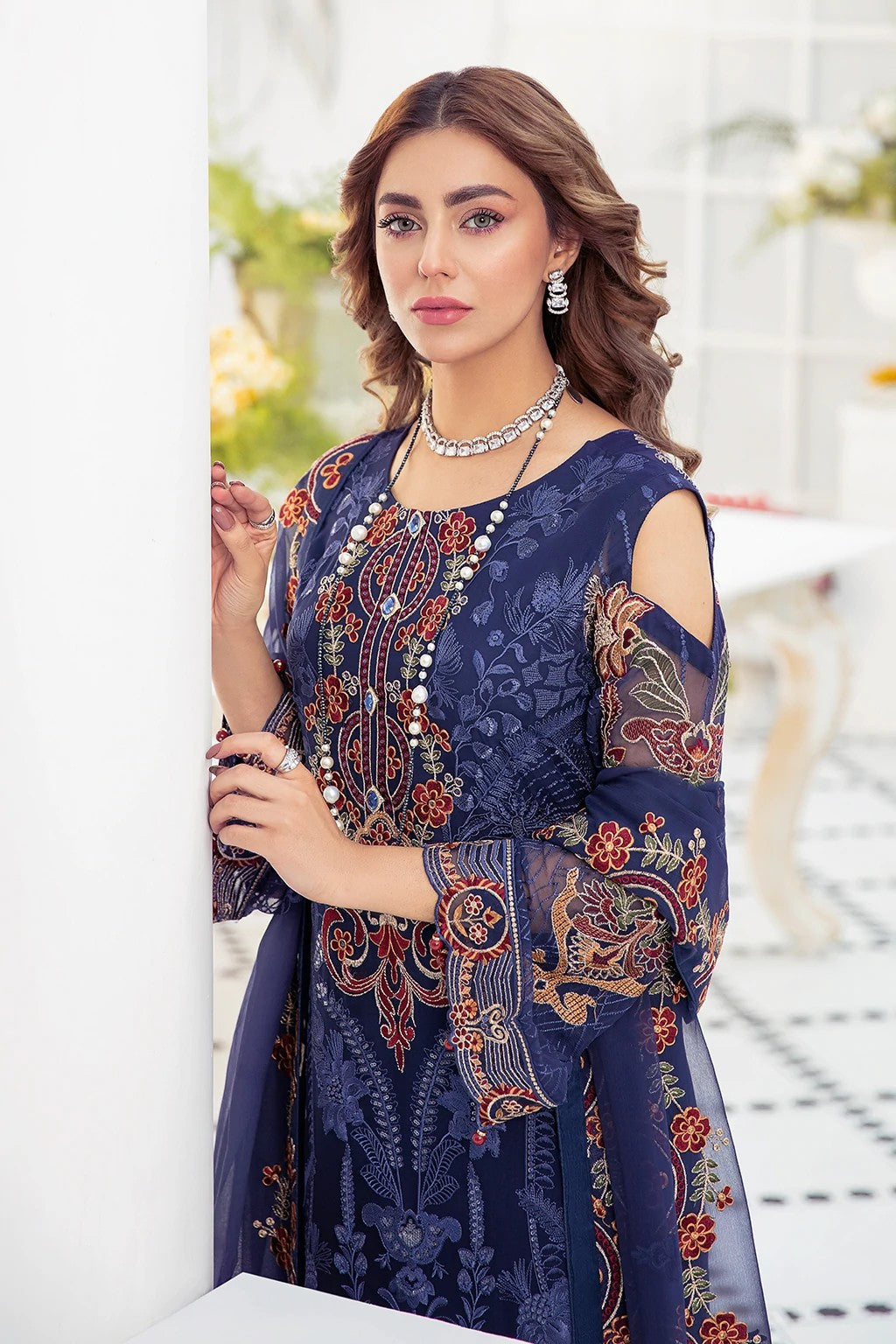 Picture of Ramsha - F 2104 Embroidered Chiffon Collection Vol 21 - Available at Raja Sahib