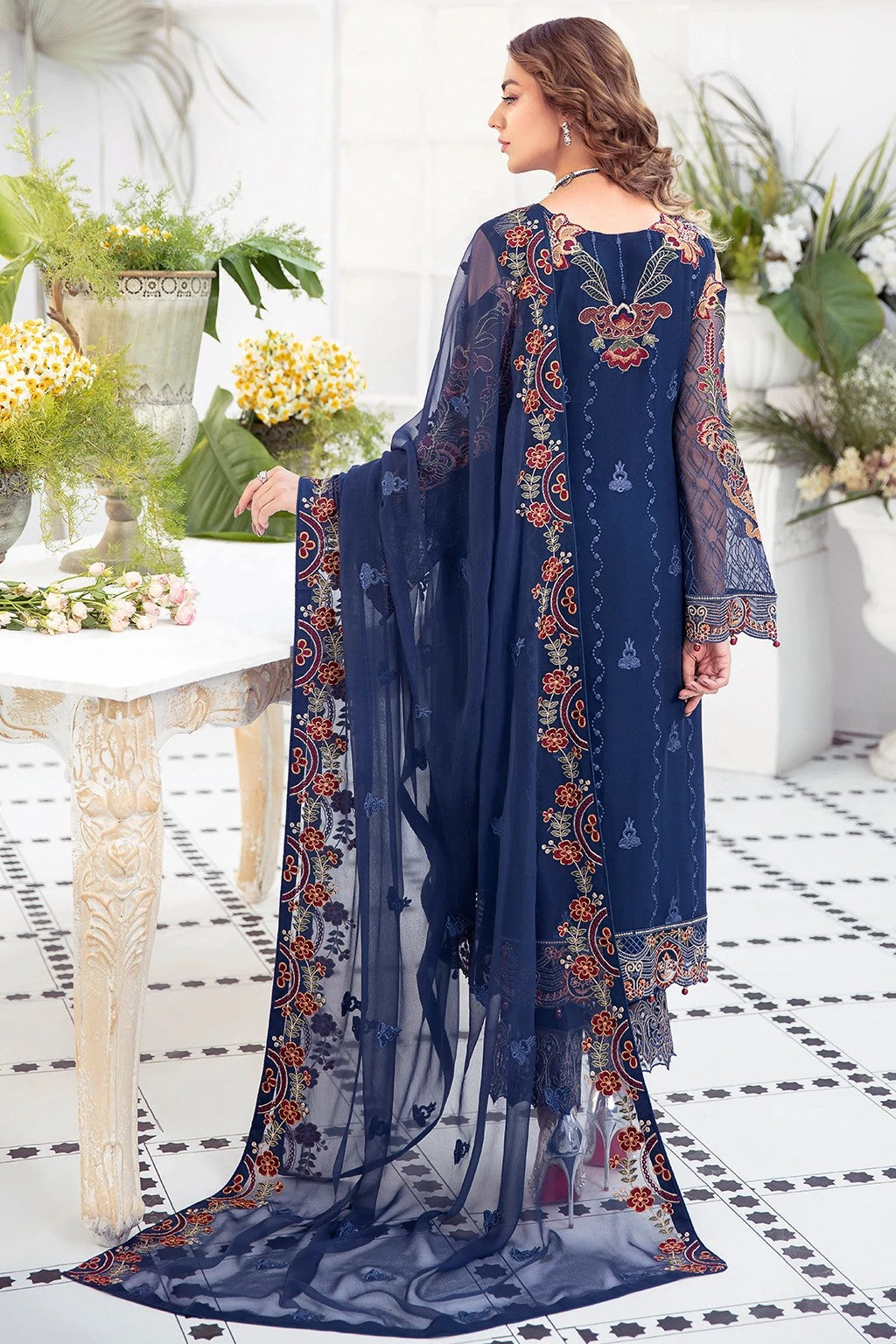 Picture of Ramsha - F 2104 Embroidered Chiffon Collection Vol 21 - Available at Raja Sahib