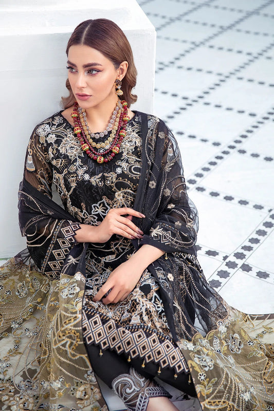 Picture of Ramsha - F 2108 Embroidered Chiffon Collection Vol 21 - Available at Raja Sahib