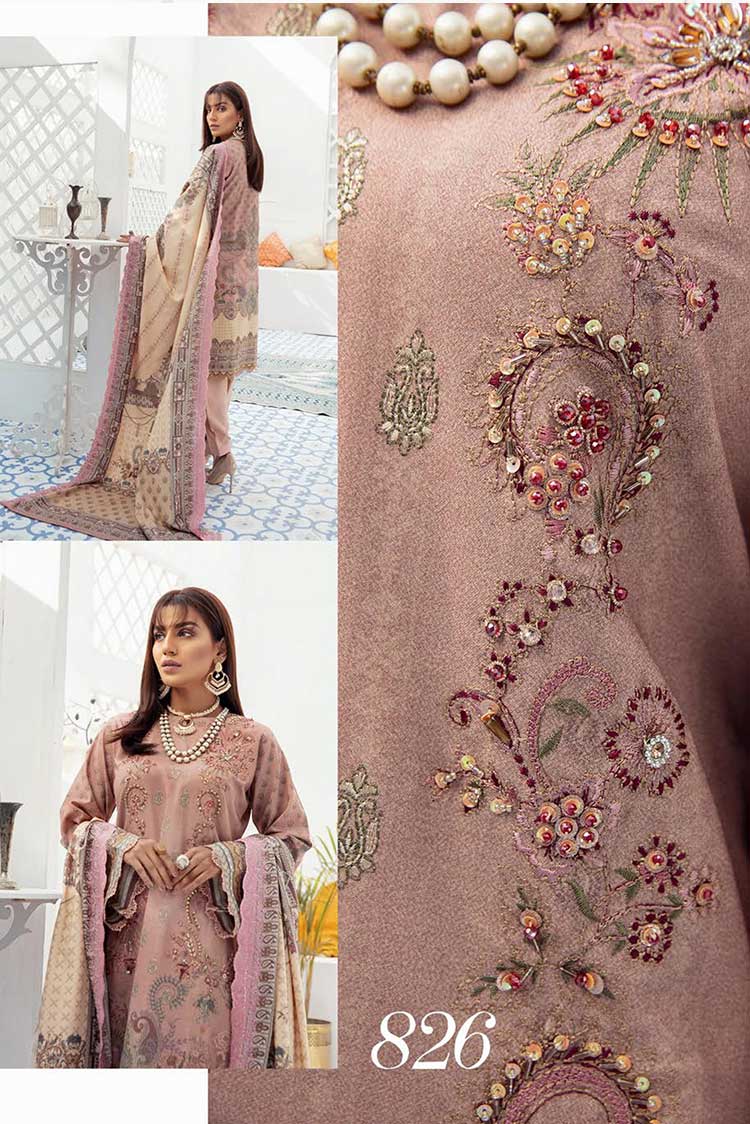 Picture of Shaista - Design 826 Dhanak Handmade Collection - Available at Raja Sahib