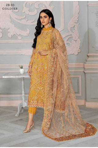 ZB 03 Goldier Bahaar Formal Wear Collection