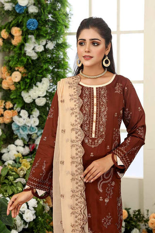 Humdum Design 02 Hues Embroidered Viscouse Collection 2022