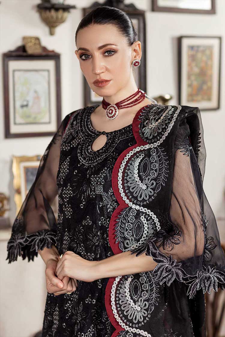 Picture of Meem - Design 04 Aanchal Organza Handwork Wedding Series Vol 2 - Available at Raja Sahib