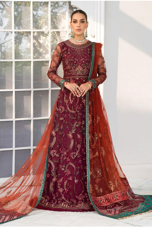 Picture of Zarif - ZDL 01 Rouche De Luxury Formal Edit - Available at Raja Sahib