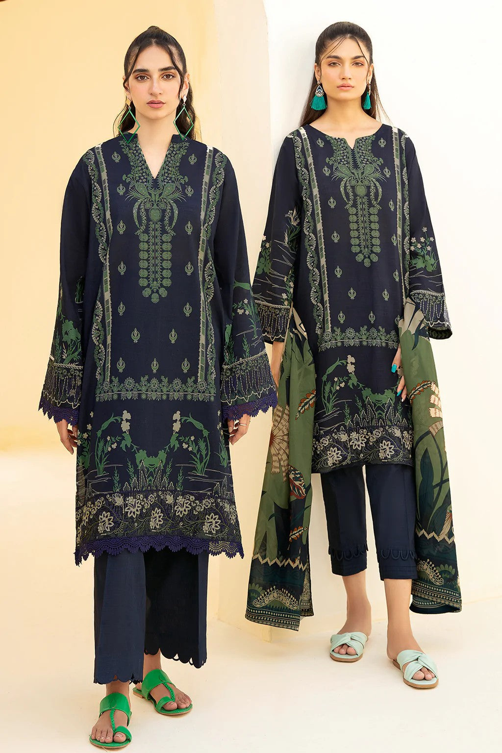 Picture of Ramsha - E 201 Dastoor Embroidered Khaddar Collection Vol 2 - Available at Raja Sahib