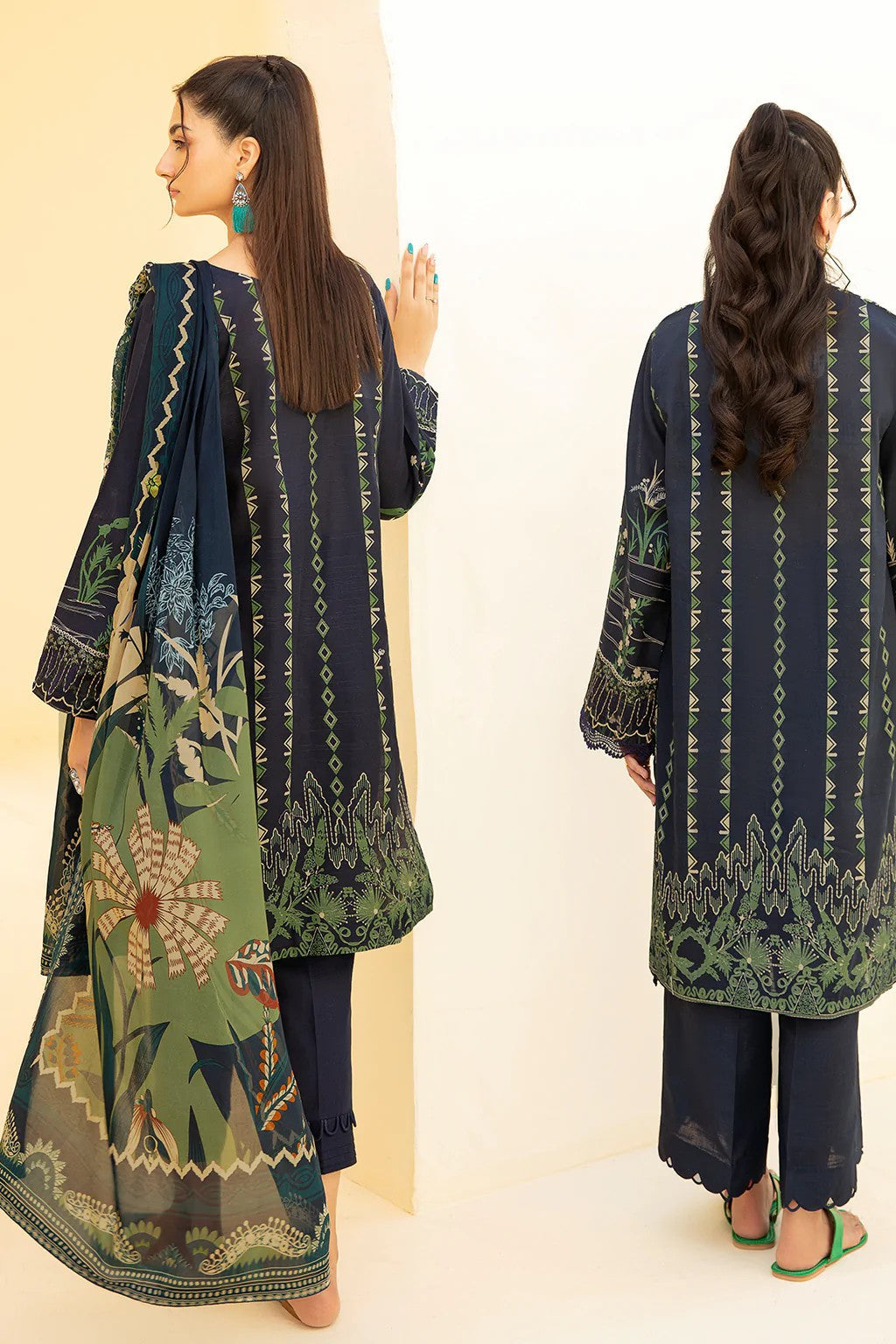 Picture of Ramsha - E 201 Dastoor Embroidered Khaddar Collection Vol 2 - Available at Raja Sahib