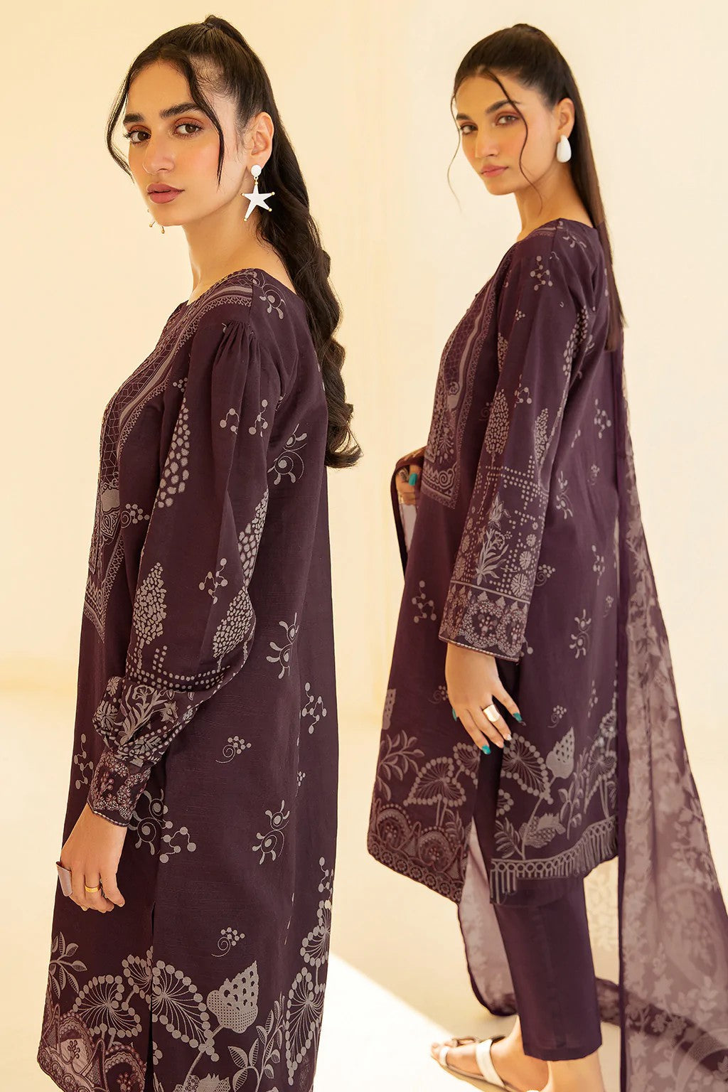 Picture of Ramsha - E 208 Dastoor Embroidered Khaddar Collection Vol 2 - Available at Raja Sahib