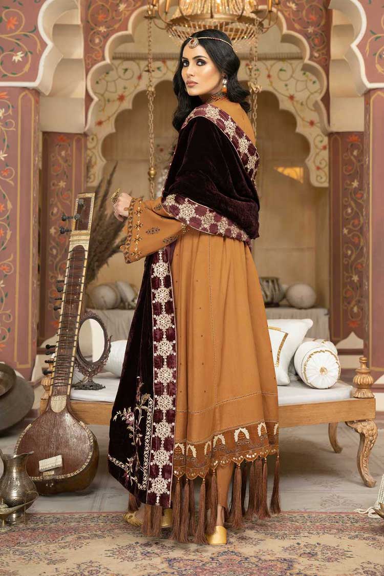 Picture of Anamta - 03 Hot Desert Dans Le Imperial Winter Shawl Series Vol 3 2022 - Available at Raja Sahib