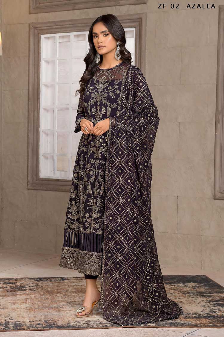 Picture of Zarif - ZF 02 Azalea Falak Festive Formal Wear - Available at Raja Sahib