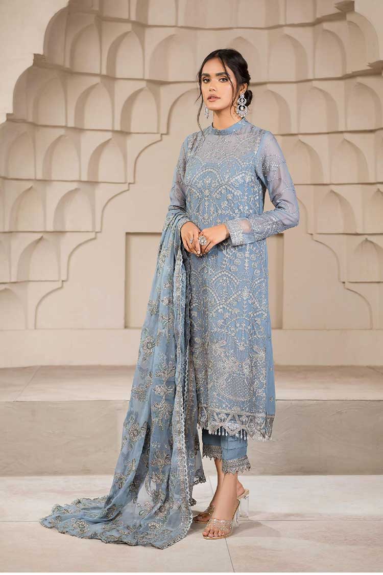 Picture of Zarif - ZF 05 Blue Bell Falak Festive Formal Wear - Available at Raja Sahib