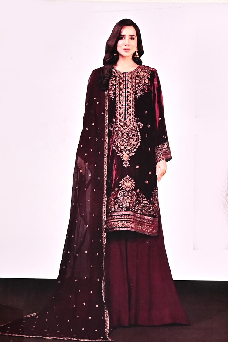 Picture of Anamta - Design 1B Luxury Handwork Velvet Edit - Available at Raja Sahib