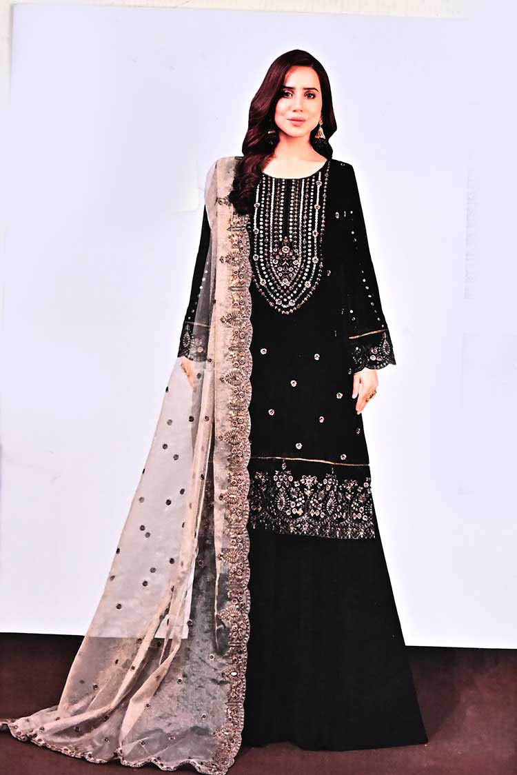 Picture of Anamta - Design 2A Luxury Handwork Velvet Edit - Available at Raja Sahib