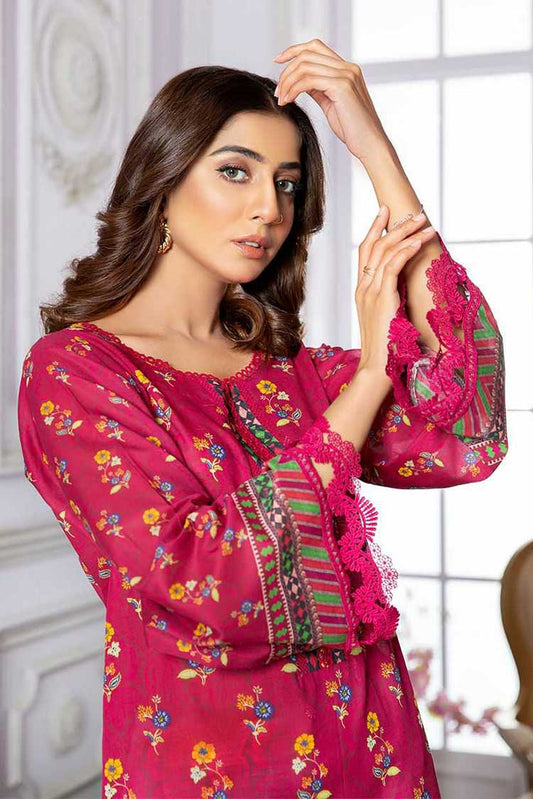 Picture of Lala - LA 0021 Lowa Digital Printed Kurti Collection - Available at Raja Sahib