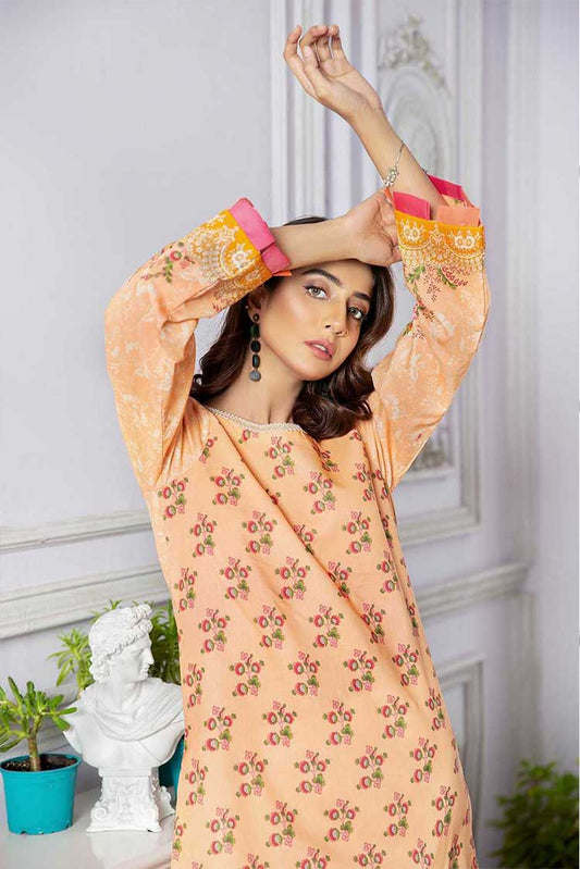 Picture of Lala - LA 0023 Faro Digital Printed Kurti Collection - Available at Raja Sahib