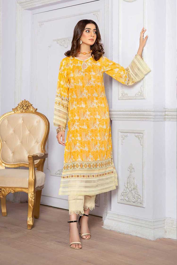 Picture of Lala - LA 0030 Himera Digital Printed Kurti Collection - Available at Raja Sahib