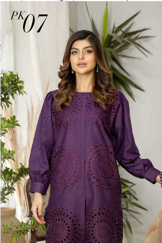 Picture of Riaz Arts - PK 07 Plush Embroidered Kurti Collection Vol 3 - Available at Raja Sahib