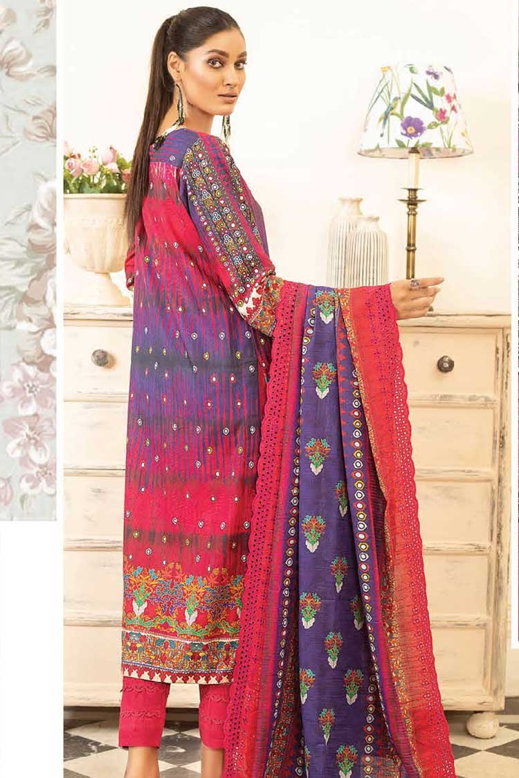 Picture of Riaz Arts - DE 07 Mahees Embroidered Slub Khaddar Collection Vol 7 - Available at Raja Sahib