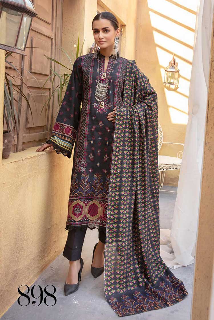 Picture of Shaista - Design 898 Nazakat Khaddar Digital Printed Embroidered Collection - Available at Raja Sahib