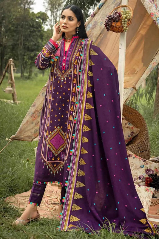 Picture of Gul Ahmed - 3PC Khaddar Suit K-22050 Winter Collection - Available at Raja Sahib