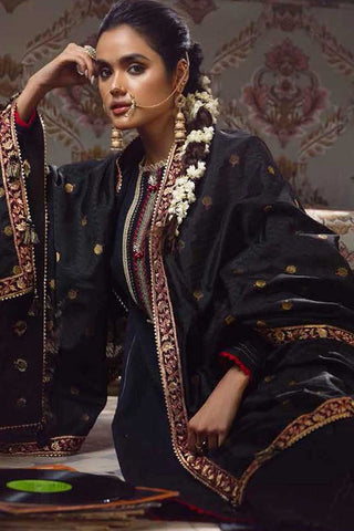 3PC Embroidered Khaddar Suit MJ-22085 Winter Collection