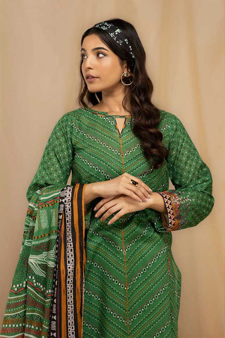 3 PC Printed Lawn Suit AA4A Komal Prints Printed Lawn Collection