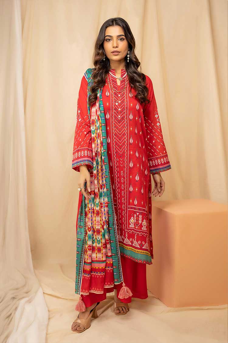 Picture of Lakhany - 3 PC Printed Lawn Suit EA430A Komal Prints Printed Lawn Collection - Available at Raja Sahib