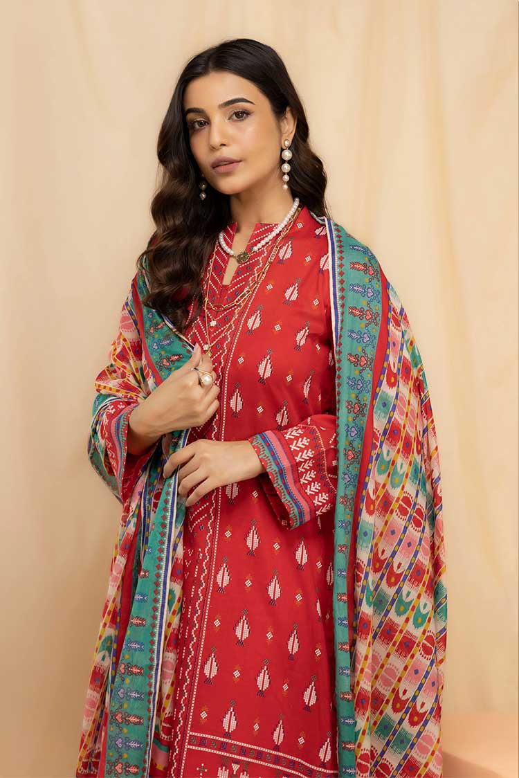 Picture of Lakhany - 3 PC Printed Lawn Suit EA430A Komal Prints Printed Lawn Collection - Available at Raja Sahib