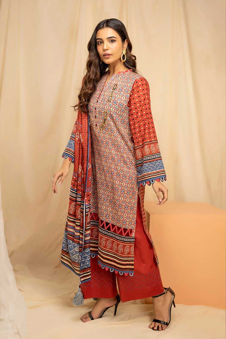 Picture of Lakhany - 3 PC Printed Lawn Suit SR96A Komal Prints Printed Lawn Collection - Available at Raja Sahib