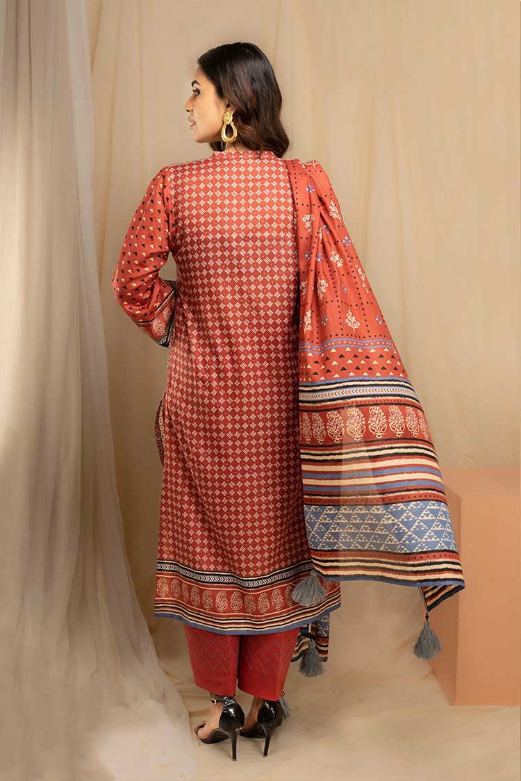 Picture of Lakhany - 3 PC Printed Lawn Suit SR96A Komal Prints Printed Lawn Collection - Available at Raja Sahib