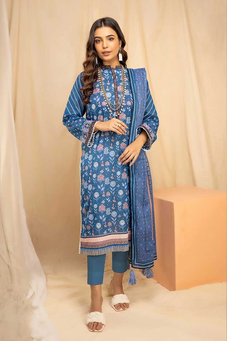 Picture of Lakhany - 3 PC Printed Lawn Suit ZH33A Komal Prints Printed Lawn Collection - Available at Raja Sahib