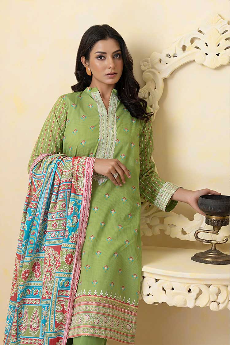 Picture of Lakhany - SED SR 0076 Summer Gold Embroidered Collection - Available at Raja Sahib