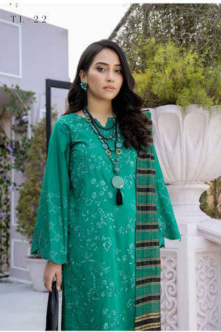 TL 22 Tehzeeb Embroidered Lawn Collection Vol 3