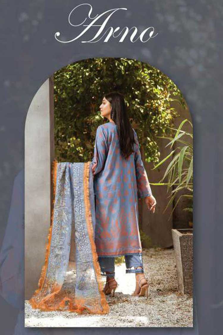 Picture of Lala - 05 Arno Jacquard Embroidered Lawn Collection - Available at Raja Sahib