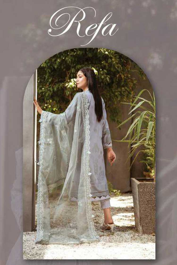 Picture of Lala - 06 Refa Jacquard Embroidered Lawn Collection - Available at Raja Sahib