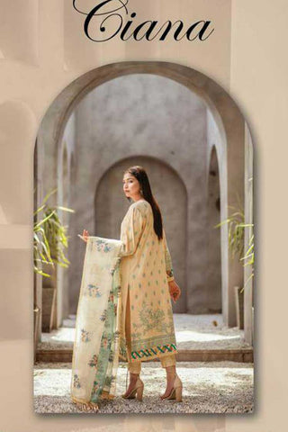 09 Ciana Jacquard Embroidered Lawn Collection