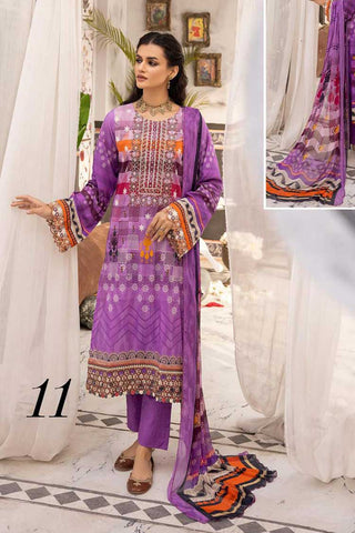 Design 11 Haram Embroidered Lawn Collection