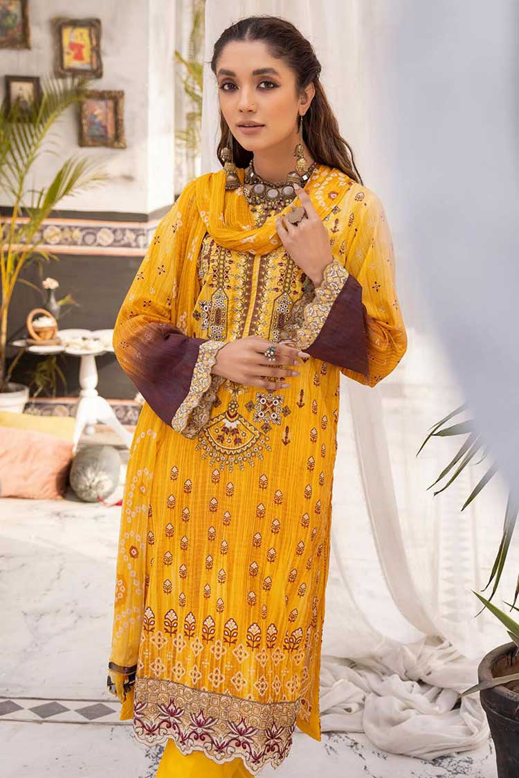 Picture of Shaista - Design 12 Haram Embroidered Lawn Collection - Available at Raja Sahib