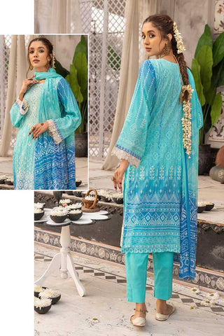 Design 19 Haram Embroidered Lawn Collection