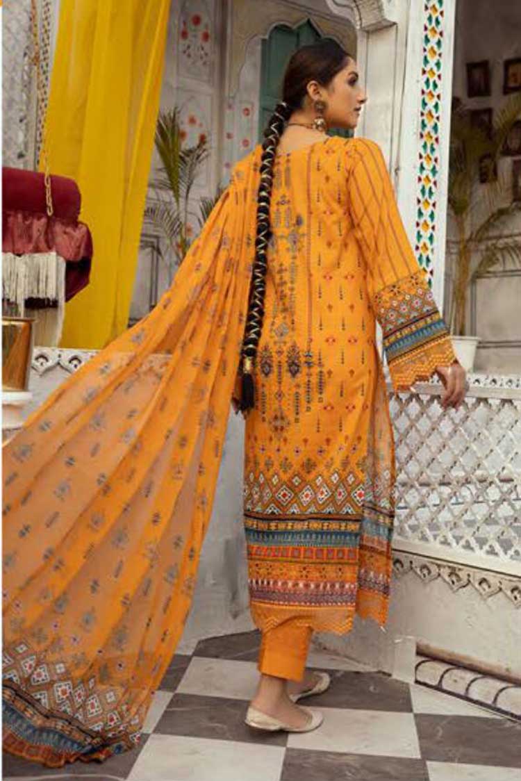 Picture of Shaista - Design 30 Mehwish Embroidered Lawn Collection - Available at Raja Sahib