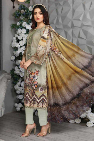 ART 04 Swarouski Digital Printed Embroidered Lawn Collection