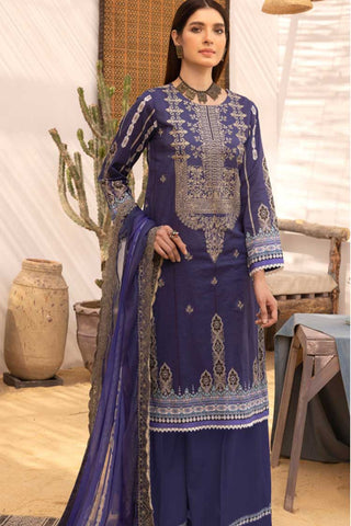 JH 349 Bahar Embroidered Digital Printed Lawn Collection
