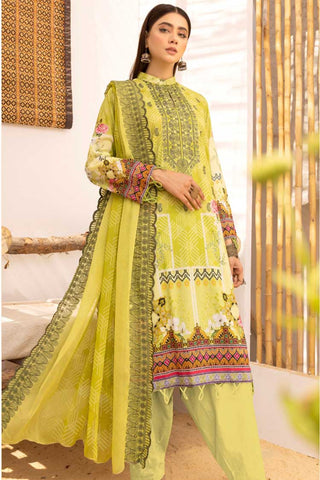 JH 354 Bahar Embroidered Digital Printed Lawn Collection