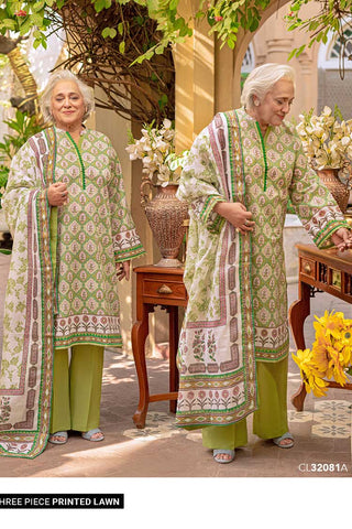 3 PC Printed Lawn Suit CL32081A Mother Collection