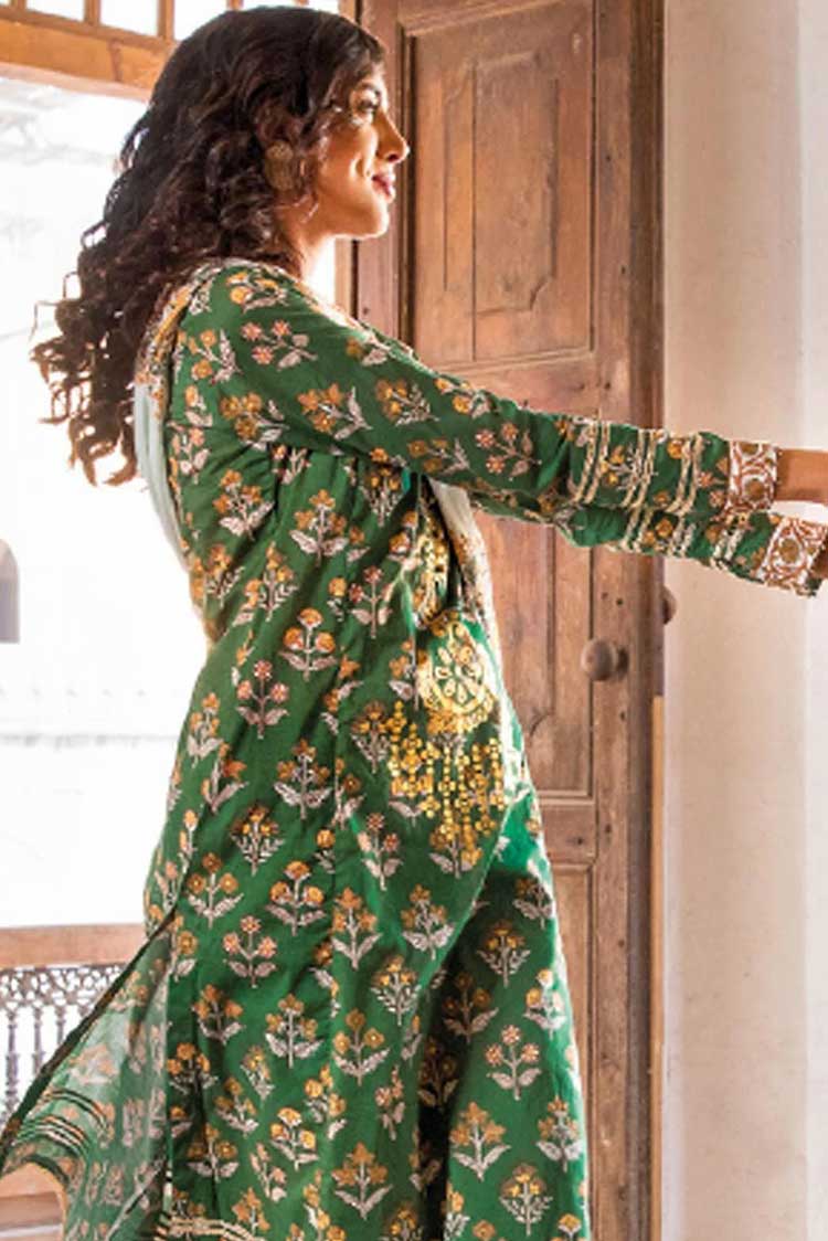 Picture of Gul Ahmed - 3 PC Printed Lawn Suit CL32236A Vintage Garden Lawn Collection - Available at Raja Sahib