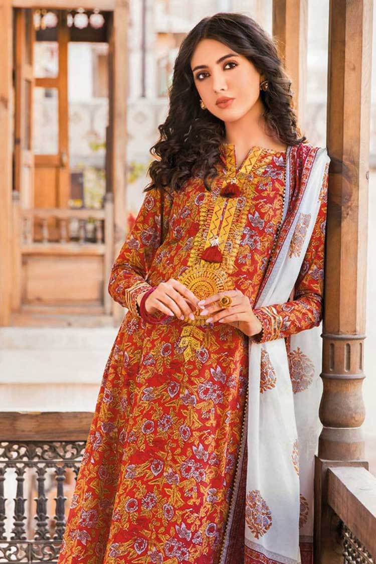 Picture of Gul Ahmed - 3 PC Printed Lawn Suit CL32243A Vintage Garden Lawn Collection - Available at Raja Sahib