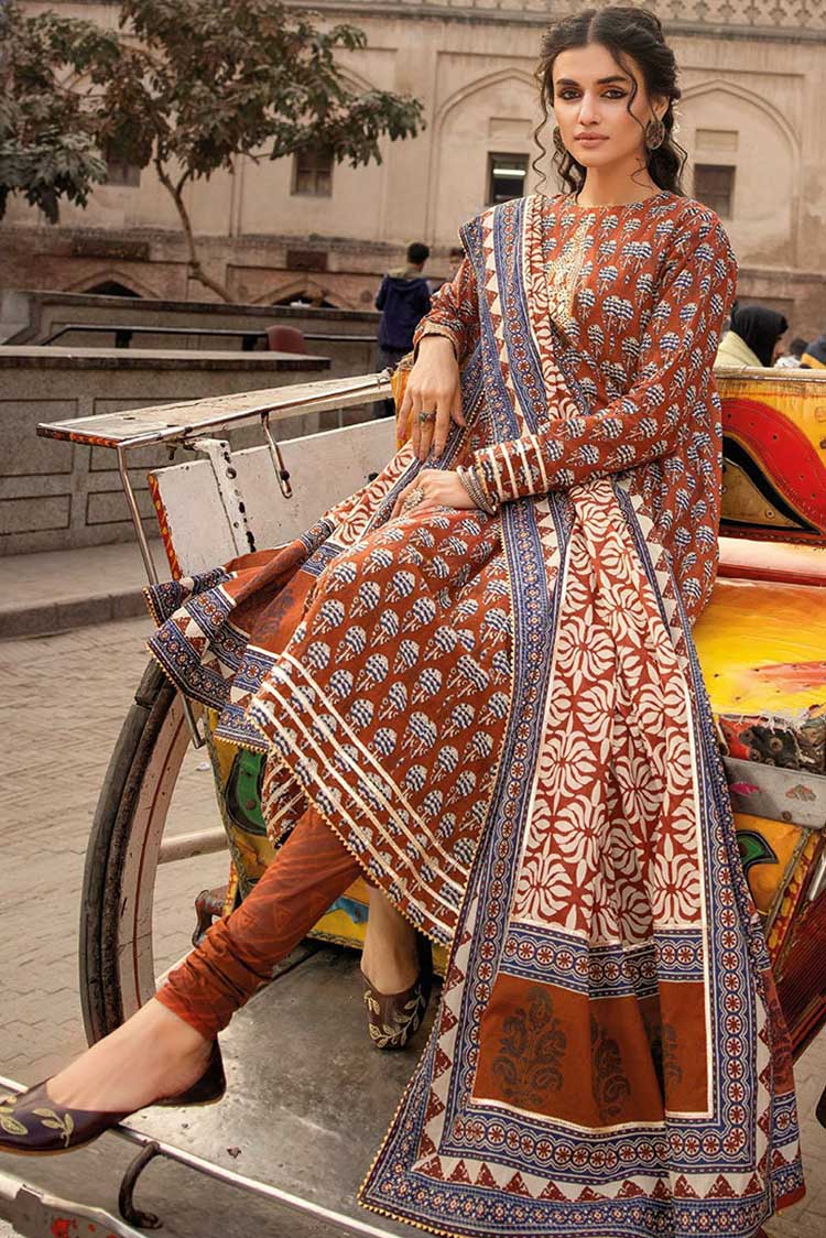 Picture of Gul Ahmed - 3 PC Printed Lawn Suit CL32446A Vintage Garden Lawn Collection - Available at Raja Sahib