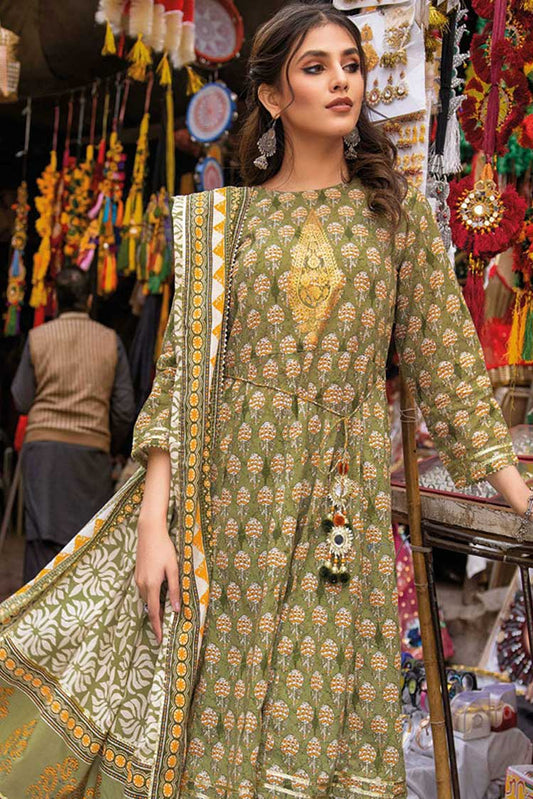 Picture of Gul Ahmed - 3 PC Printed Lawn Suit CL32446B Vintage Garden Lawn Collection - Available at Raja Sahib