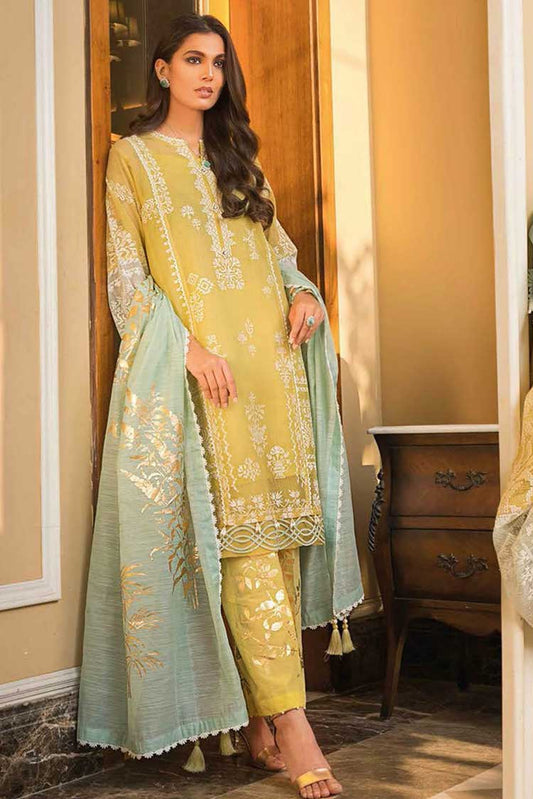 Picture of Gul Ahmed - 3 PC Embroidered Cotton Net Suit CN32003 Summer Premium Lawn Collection - Available at Raja Sahib